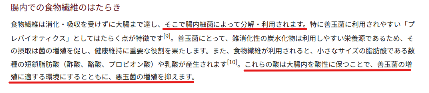 腸内細菌が短鎖脂肪酸を産生し腸内環境を整える仕組みを解説する厚生労働省の公的ページ